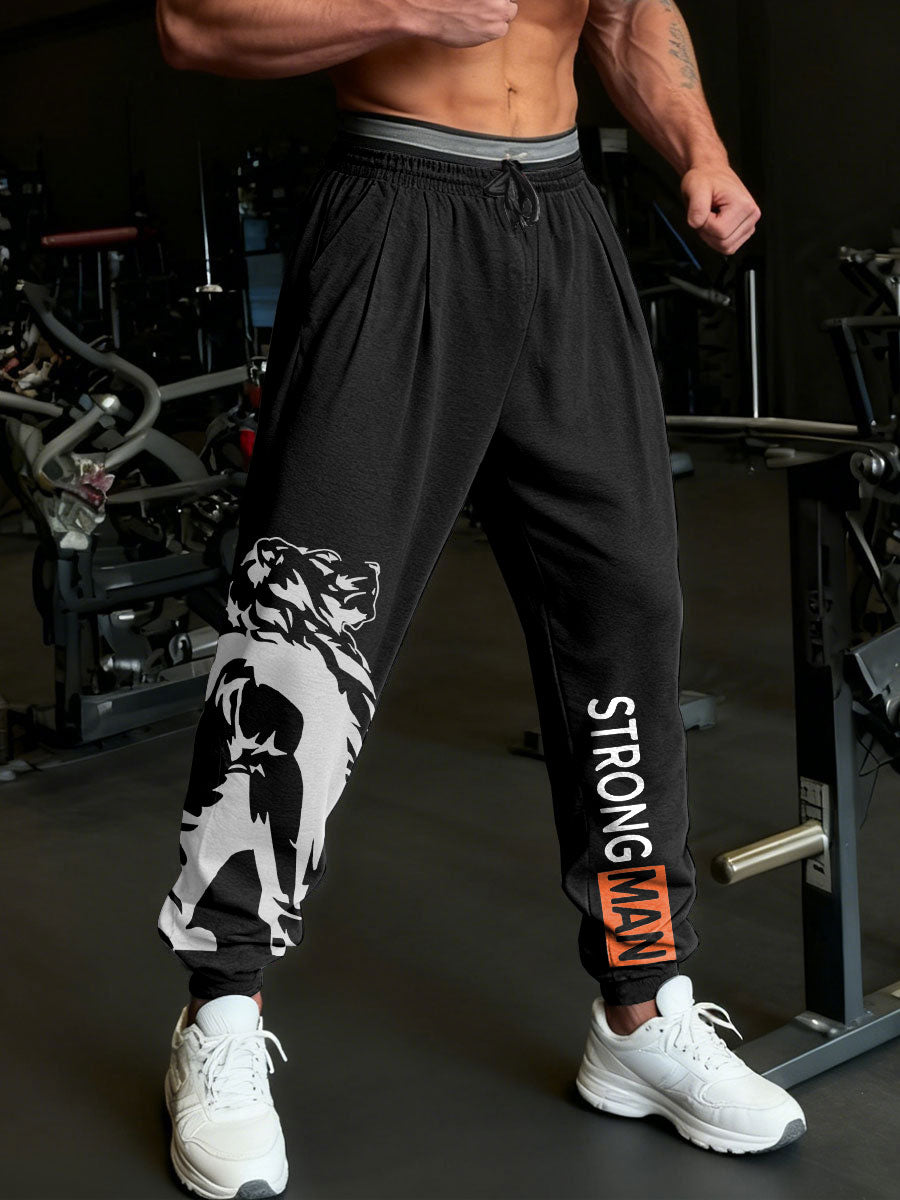 Men's Limerick Lion Ireland's Strongest Man Printed Pants