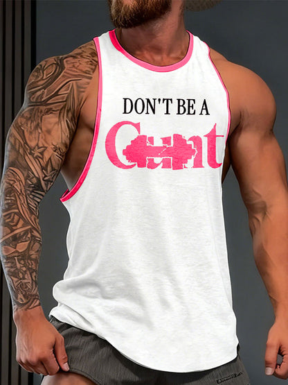 Men's Limerick Lion Ireland's Strongest Man Printed Tank Tops