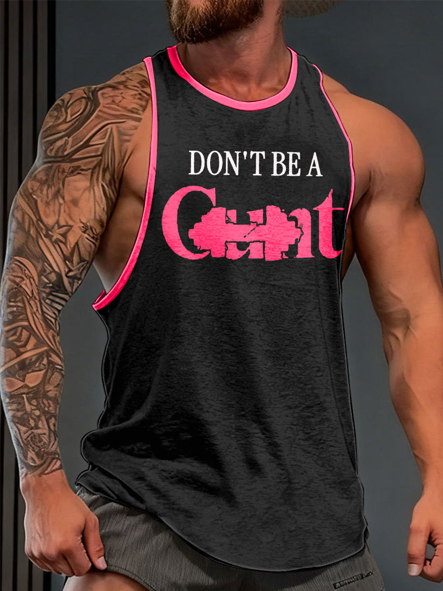 Men's Limerick Lion Ireland's Strongest Man Printed Tank Tops