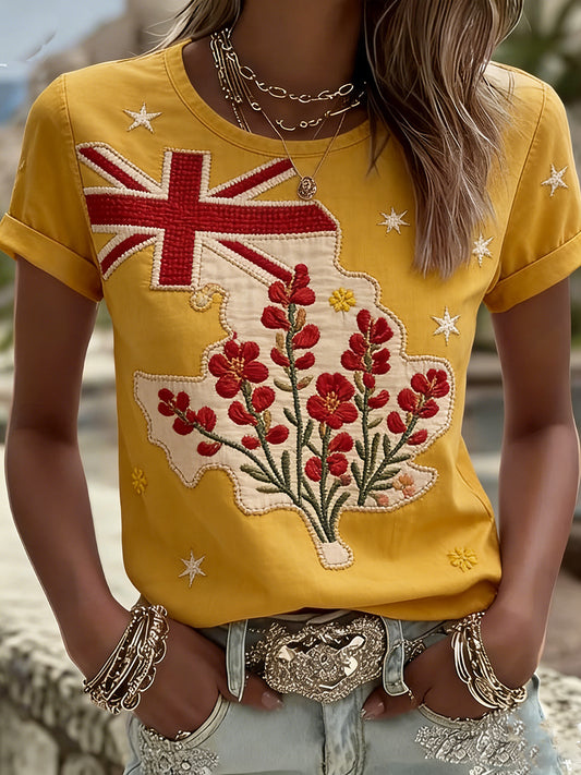Women's Vintage Australian Holiday Casual Comfortable T-shirt