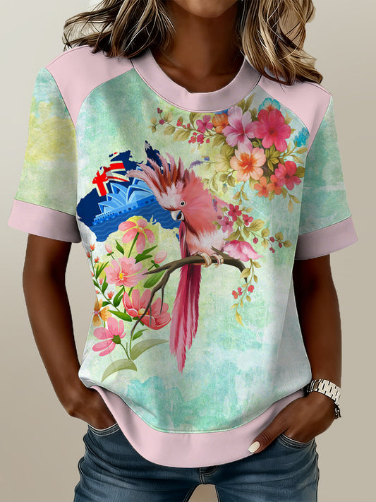 Women's Australian Day Print T-Shirt