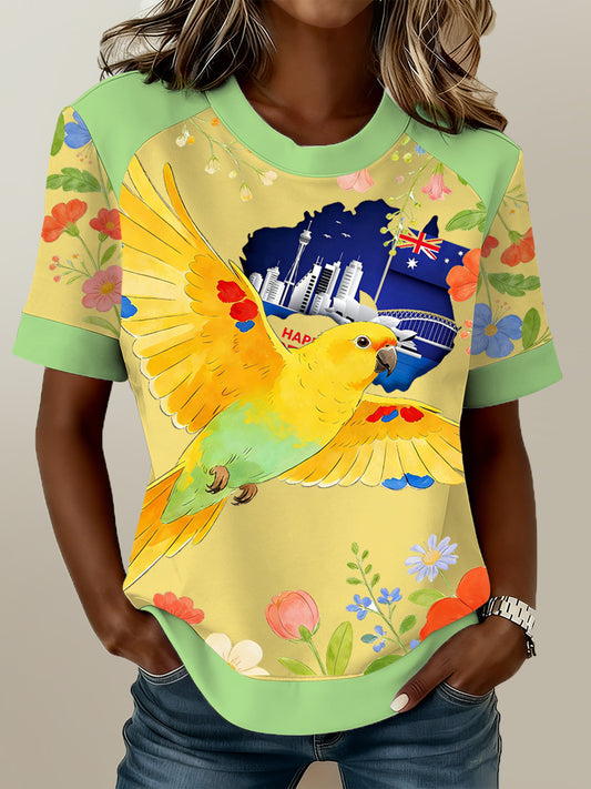 Women's Australian Day Print T-Shirt