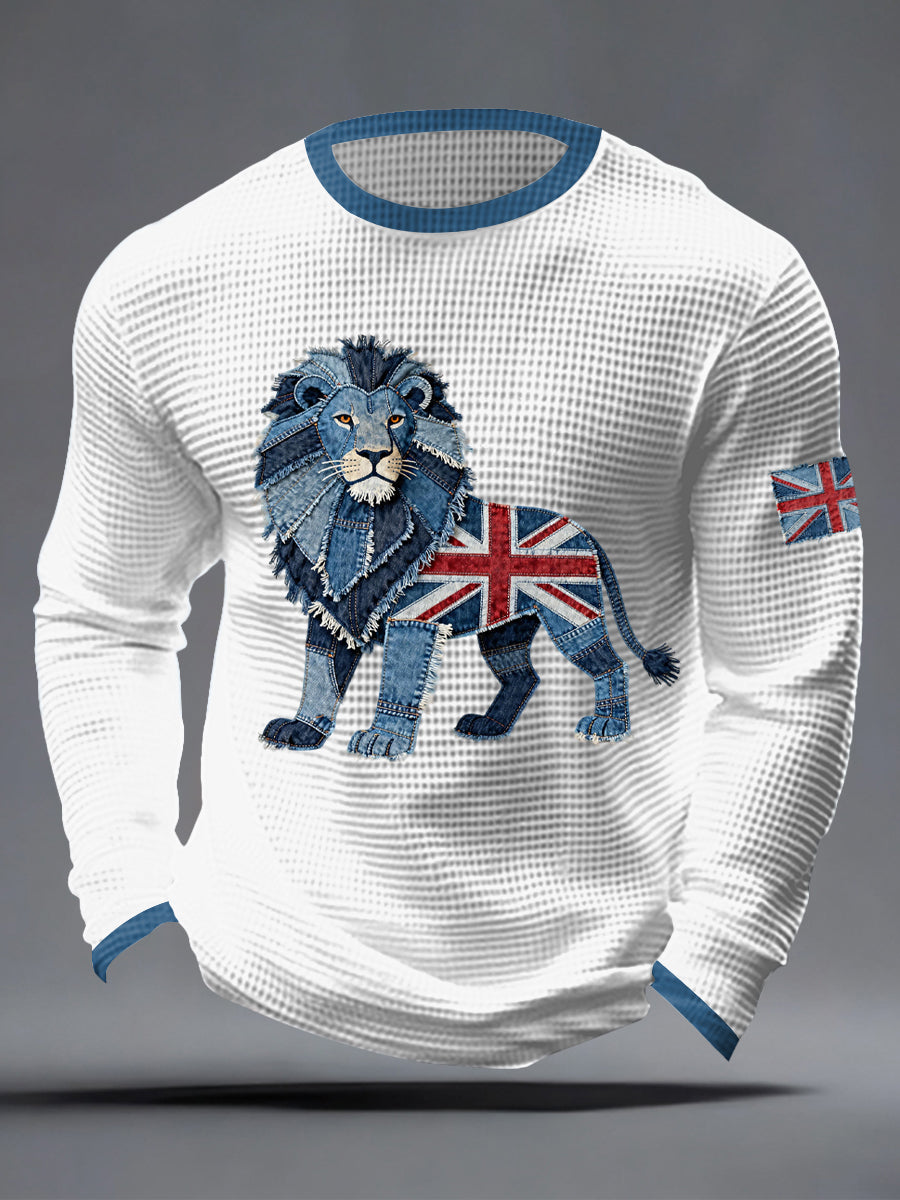 Men's British Style Waffle Top