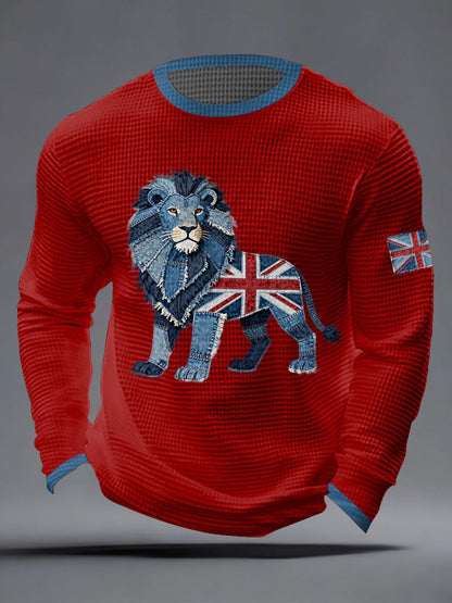 Men's British Style Waffle Top