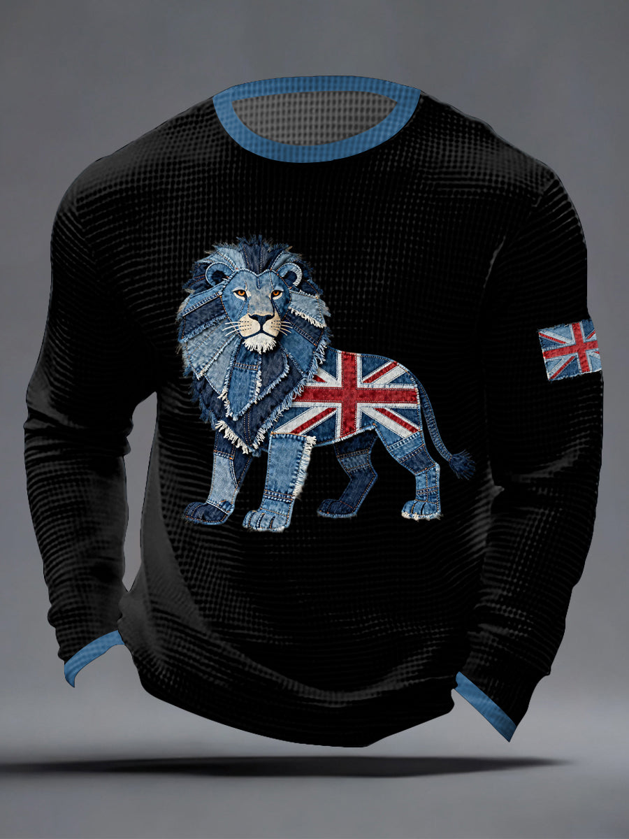 Men's British Style Waffle Top