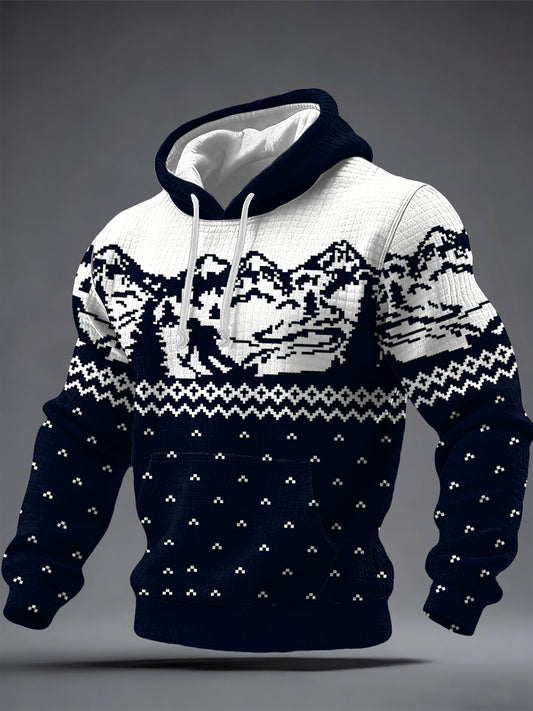 Men's Winter Sports 2026 Printed Hoodie