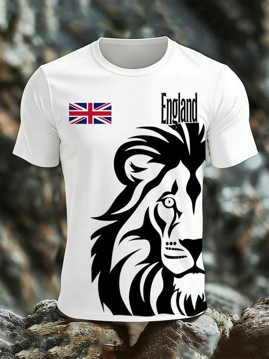 Men's British-Style Printed T-Shirt