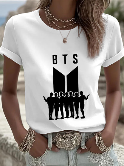 Women's K-pop Boy Band T-shirt