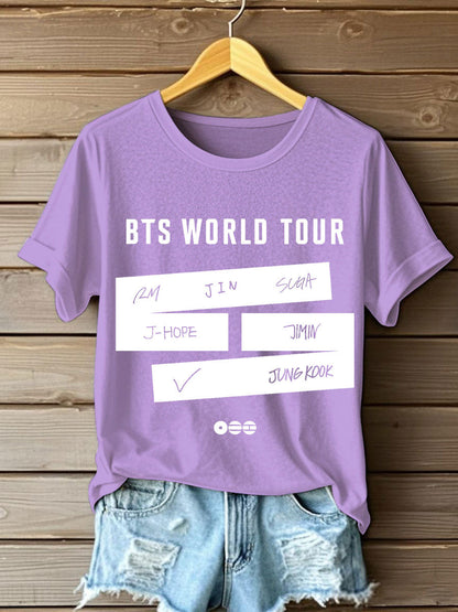 Women's K-pop Boy Band T-shirt