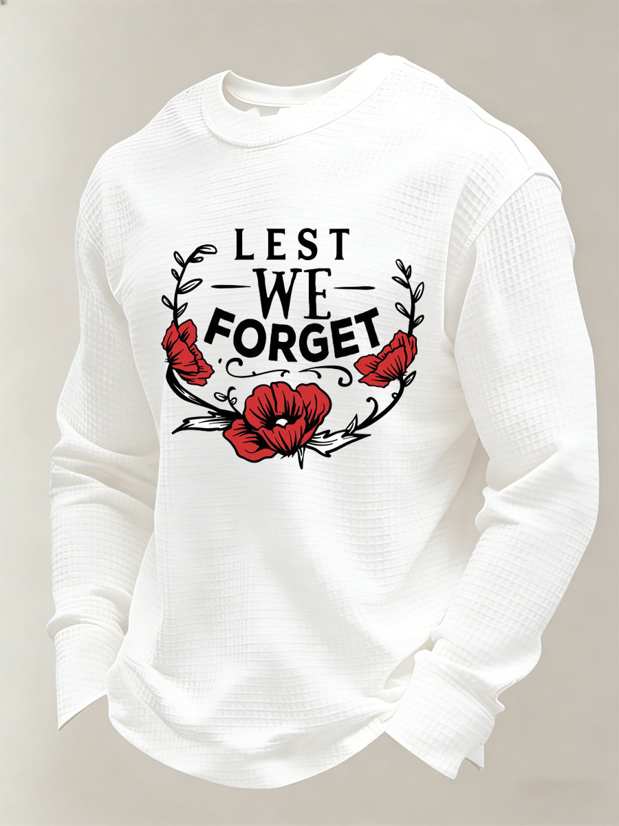 Men's British Remembrance Day Printed Top