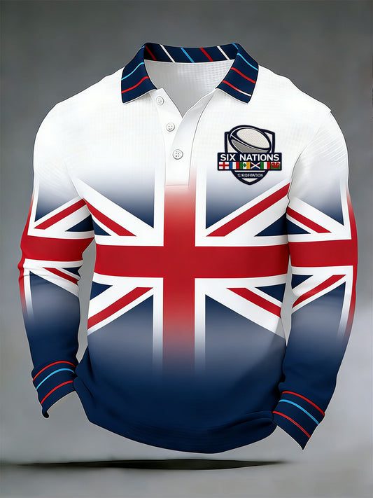 Men's England Rugby Print Sweatshirt