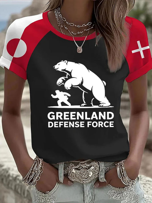 Men's Greenland Printed Casual T-Shirt