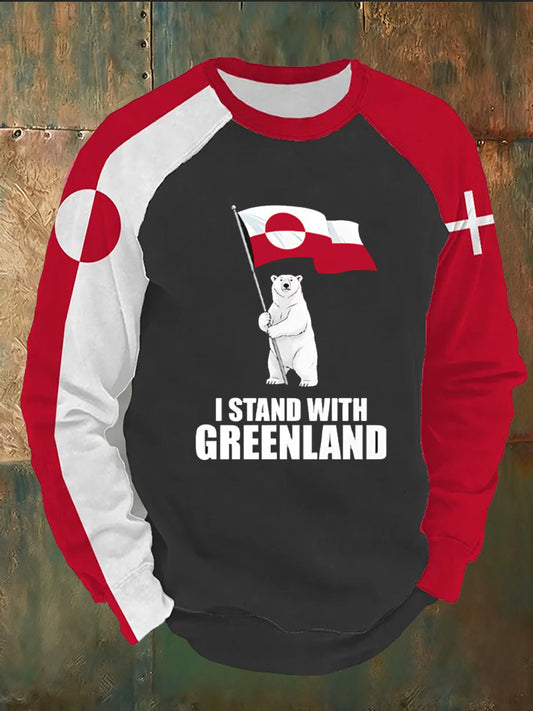 Men's Danish Greenland Printed Casual T-Shirt