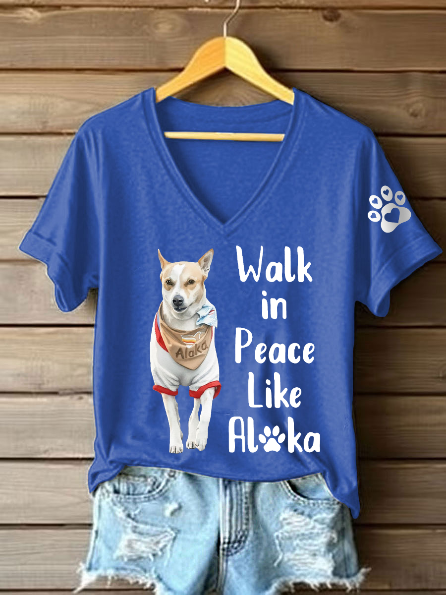 Women's Walk For Peace Like Aloka Short Sleeve T-Shirt