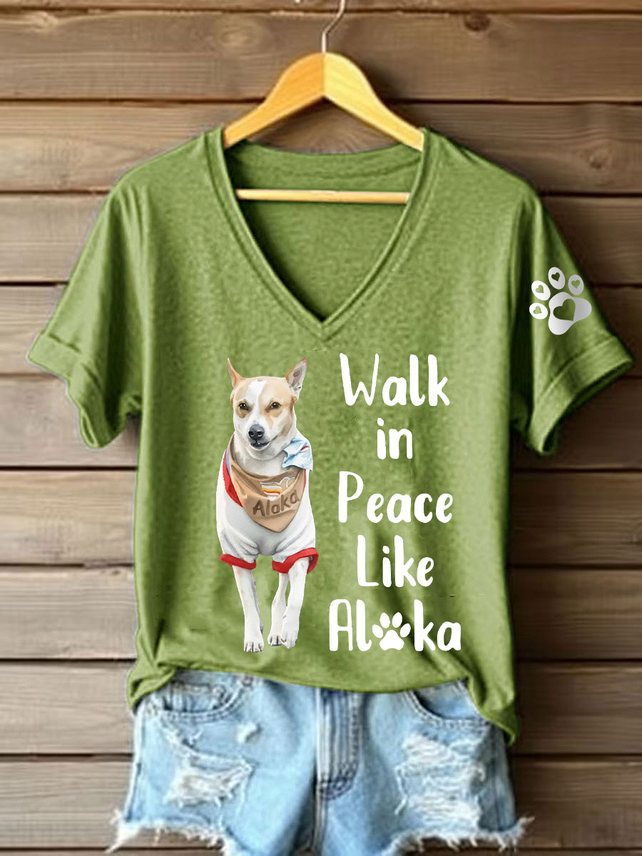 Women's Walk For Peace Like Aloka Short Sleeve T-Shirt