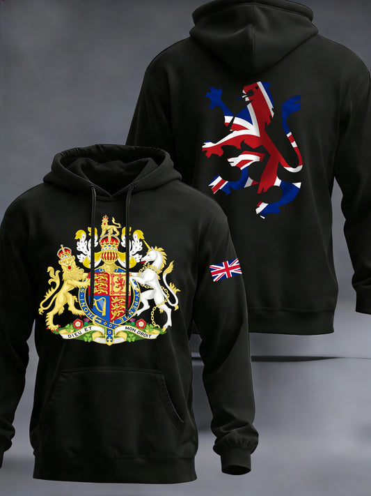 Men's British-Style Printed Sweatshirt