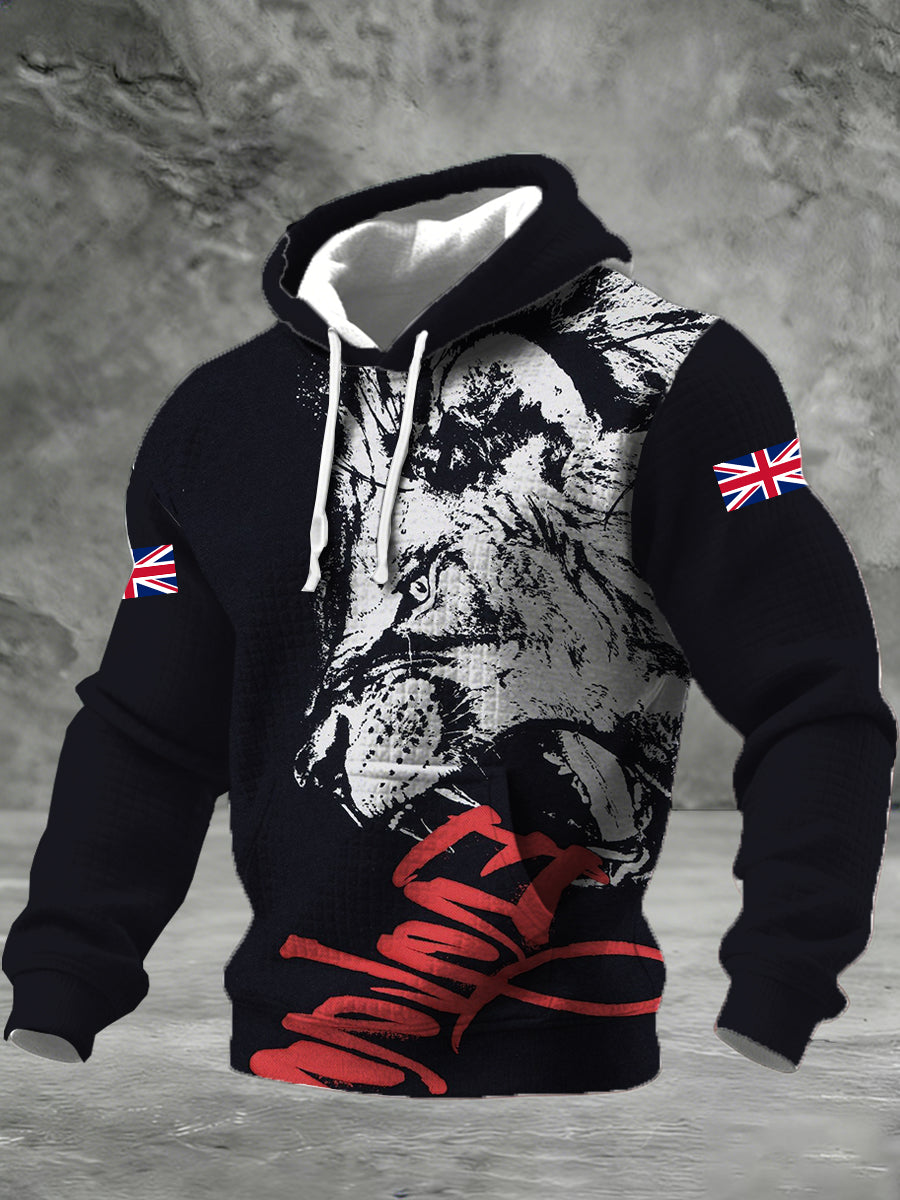 Men's British-Style Printed Sweatshirt