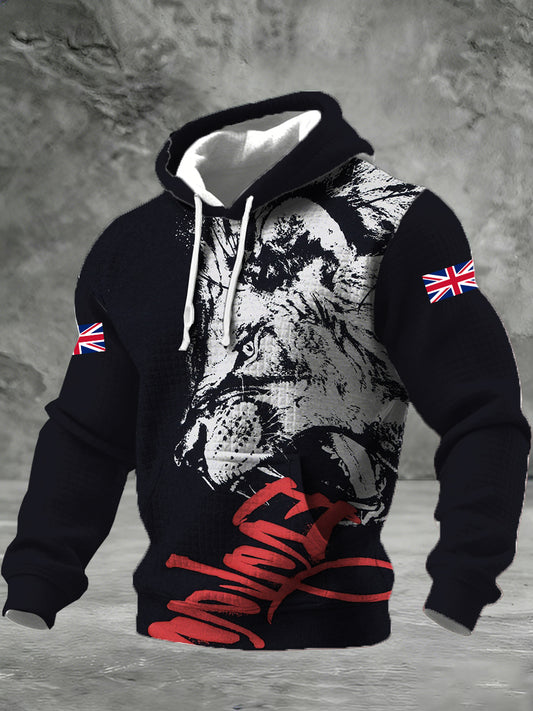 Men's British-Style Printed Sweatshirt