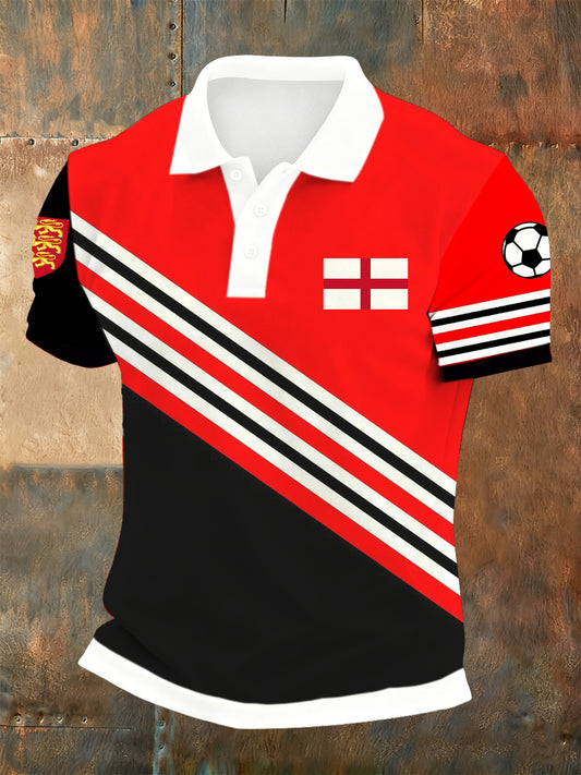 Men's Liverpool-Themed Printed Polo Shirt