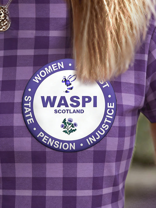 WASPI Bee Scotland Print Pins