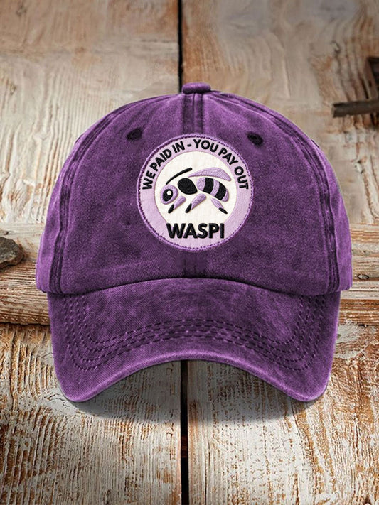 Unisex WASPI Bee Print Hat
