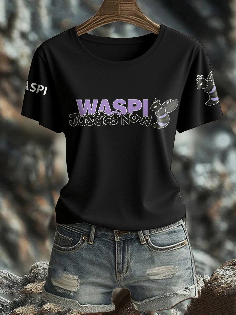Women's WASPI Bee Printed T-shirt