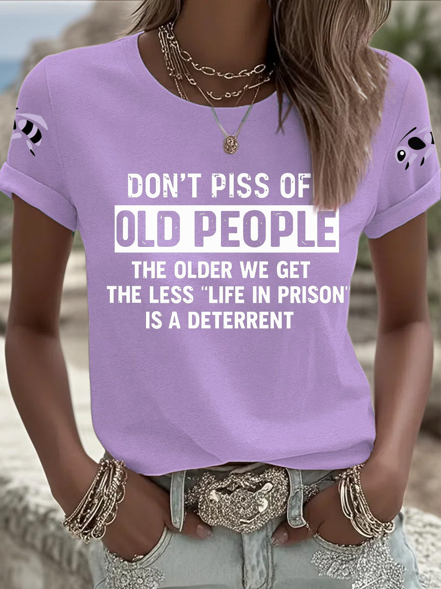 Women's WASPI Bee Printed T-shirt