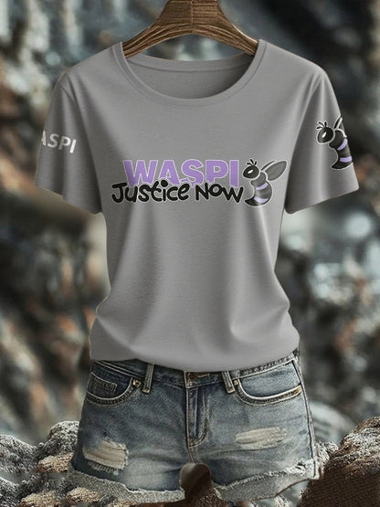 Women's WASPI Bee Printed T-shirt