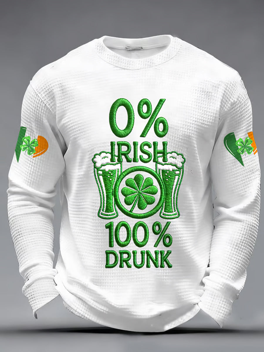 Men's St. Patrick's Day Waffle Top