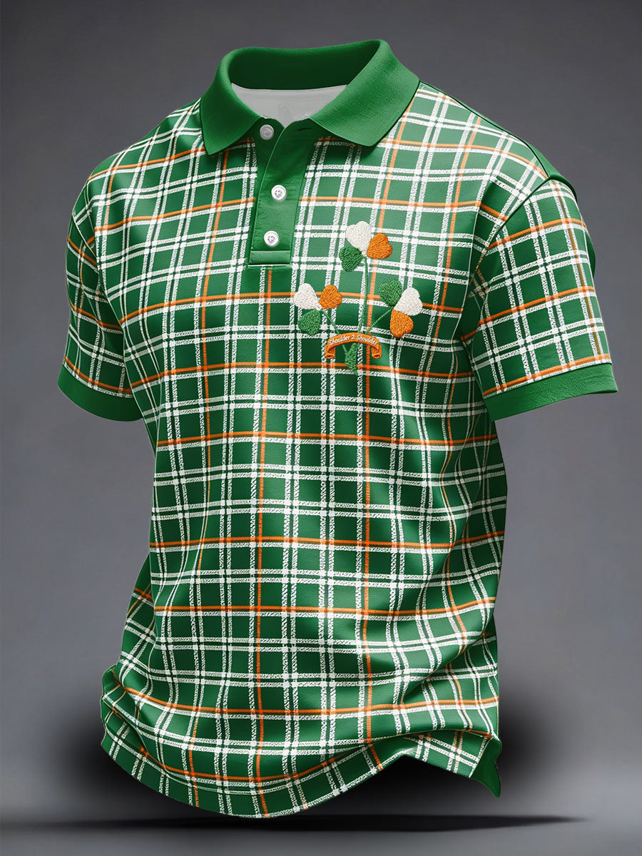 Men's Ireland Rugby Lover Printed Casual Tops