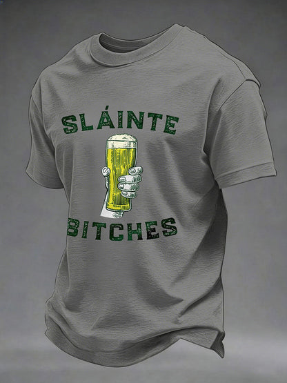 Men's St. Patrick's Day Printed Casual T-shirt