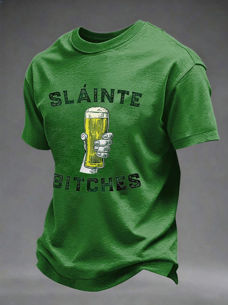 Men's St. Patrick's Day Printed Casual T-shirt