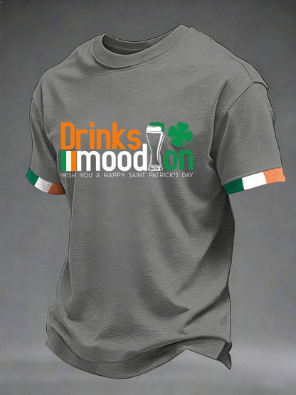 Men's St. Patrick's Day Printed Casual T-shirt