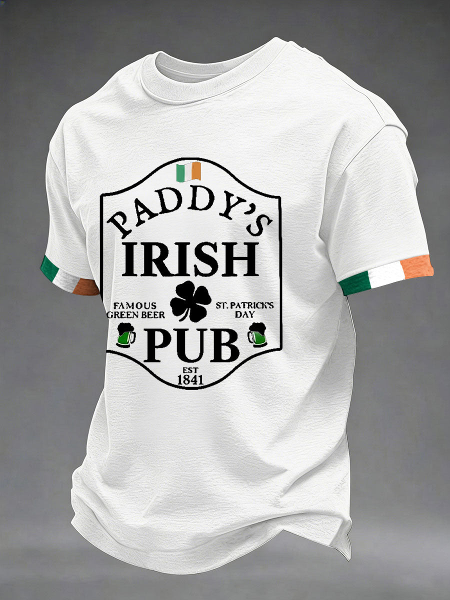 Men's St. Patrick's Day Printed Casual T-shirt