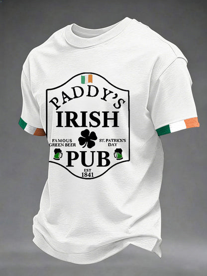 Men's St. Patrick's Day Printed Casual T-shirt