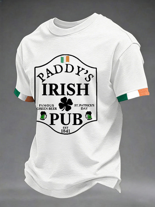 Men's St. Patrick's Day Printed Casual T-shirt