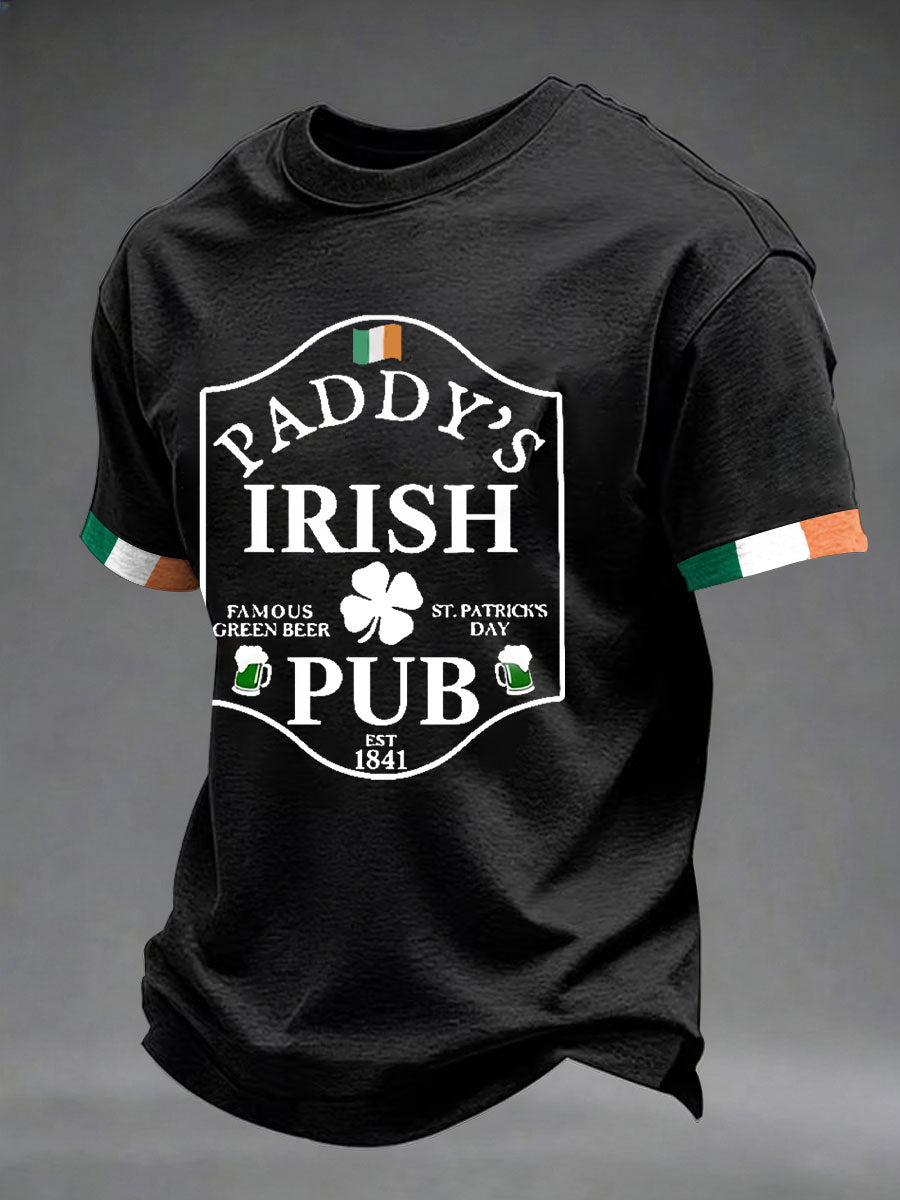 Men's St. Patrick's Day Printed Casual T-shirt