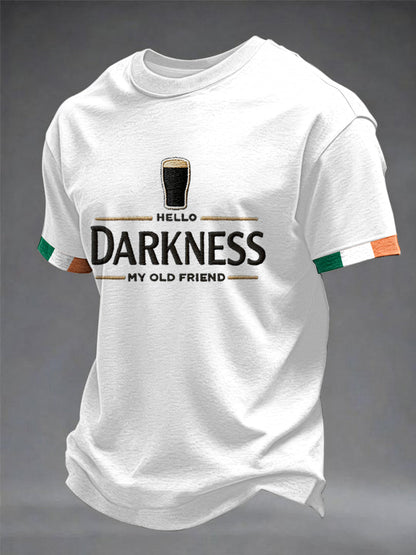 Men's Hello Darkness My Old Friend  t-shirt