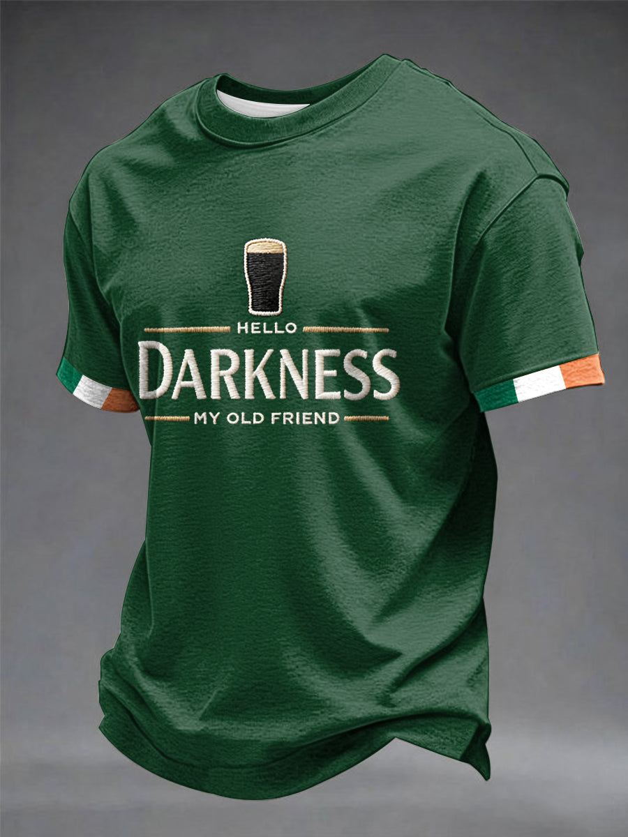 Men's Hello Darkness My Old Friend  t-shirt