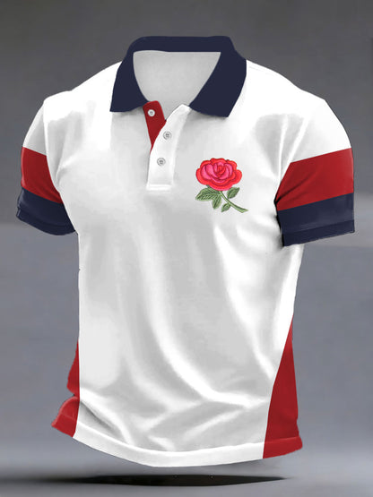 Men's England Rugby Lover Printed polo shirt