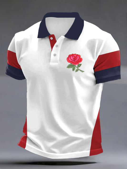 Men's England Rugby Lover Printed polo shirt