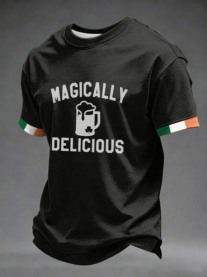 Men's St. Patrick's Day Magically Delicious Printed T-shirt