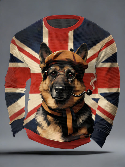 Men's British Style Waffle Top