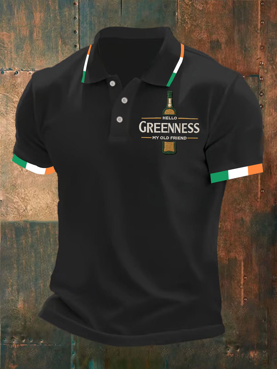 Men's Hello Greenness My Old Friend Irish Jameson Whiskey Printed Shirt