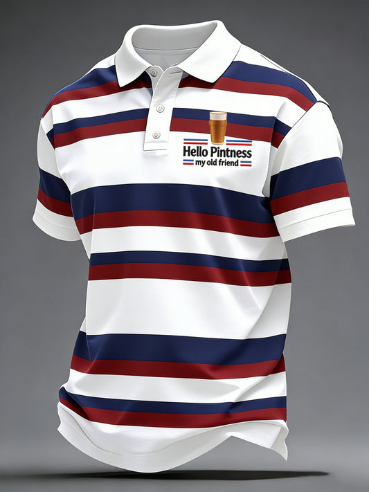 Men's Hello Pintness My Old Friend Printed Shirt