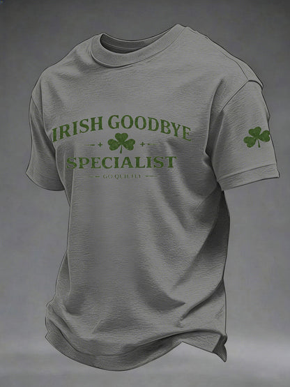 Men's St. Patrick's Day Printed Casual T-Shirt
