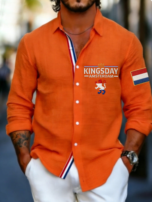 Men's Koningsdag Waffle Shirt
