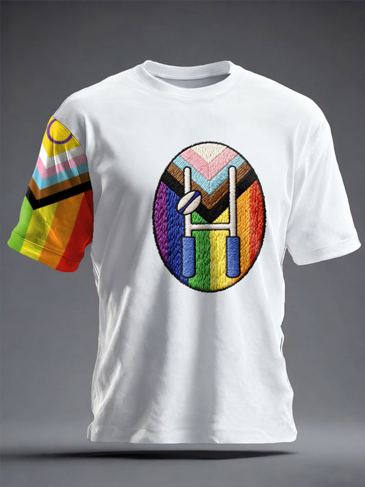 Unisex Rugby Lover Printed T-shirt
