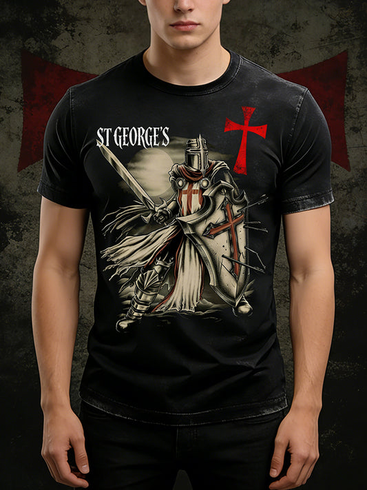 Men's St. George's Day Printed T-Shirt