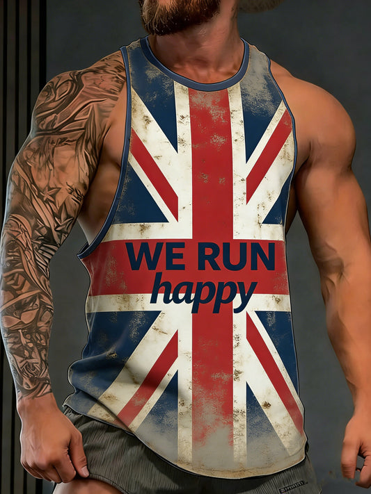 Men's London Marathon Art Print Vest